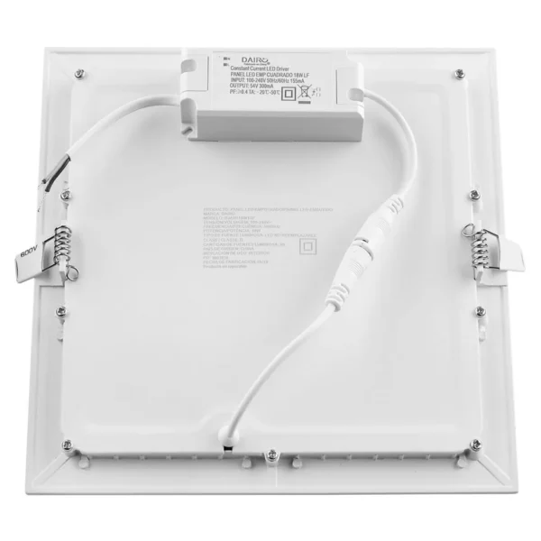 Panel Led Empotrado Cuadrado 1800 Lumenes 24w Luz Fria Certificado Dairu