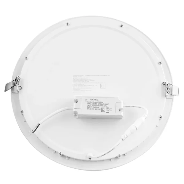 Panel Led Empotrado Redondo 1800 Lumenes 24w Luz Fria Certificado Dairu